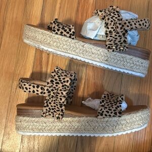 Penelope Cheetah Sandals